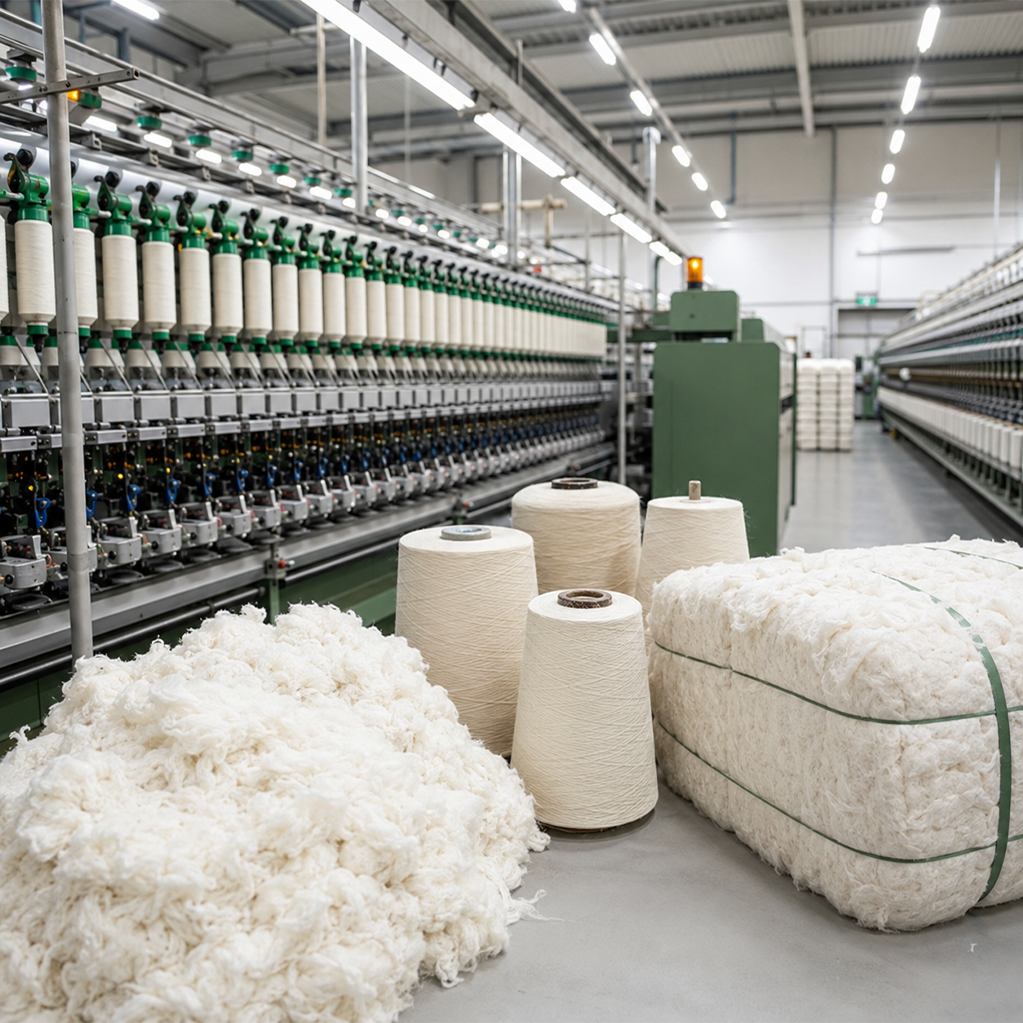 Cost-Efficient Cotton inside a spinning mill